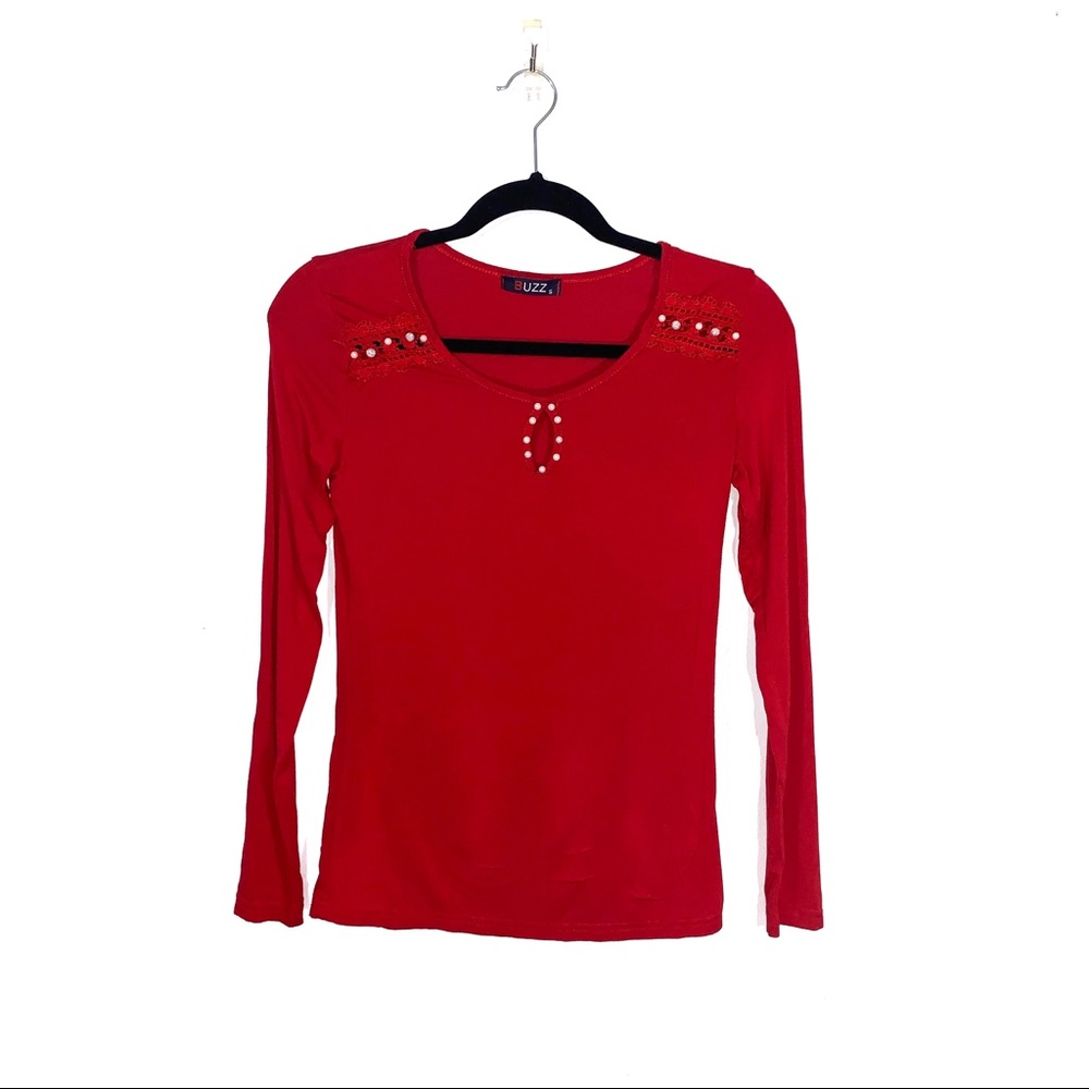 Buzz Long-Sleeve Top Size S
